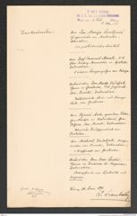 k.k. naturhistorisches Hofmuseum, Intendanzakten 1885-1896 (Hauer), Aktenzahl Z.441/1891, Seite 1